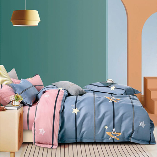 वॉशेबल ग्रेस कॉटन बेडशीट