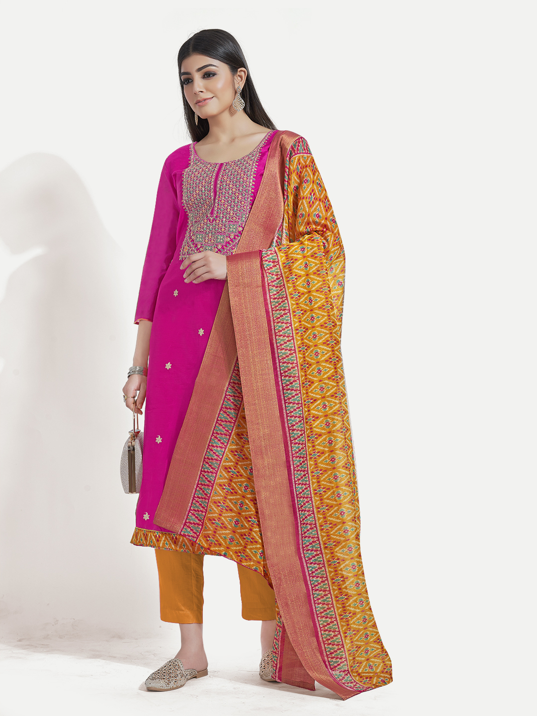 Unstitched Embroidery Suit 20