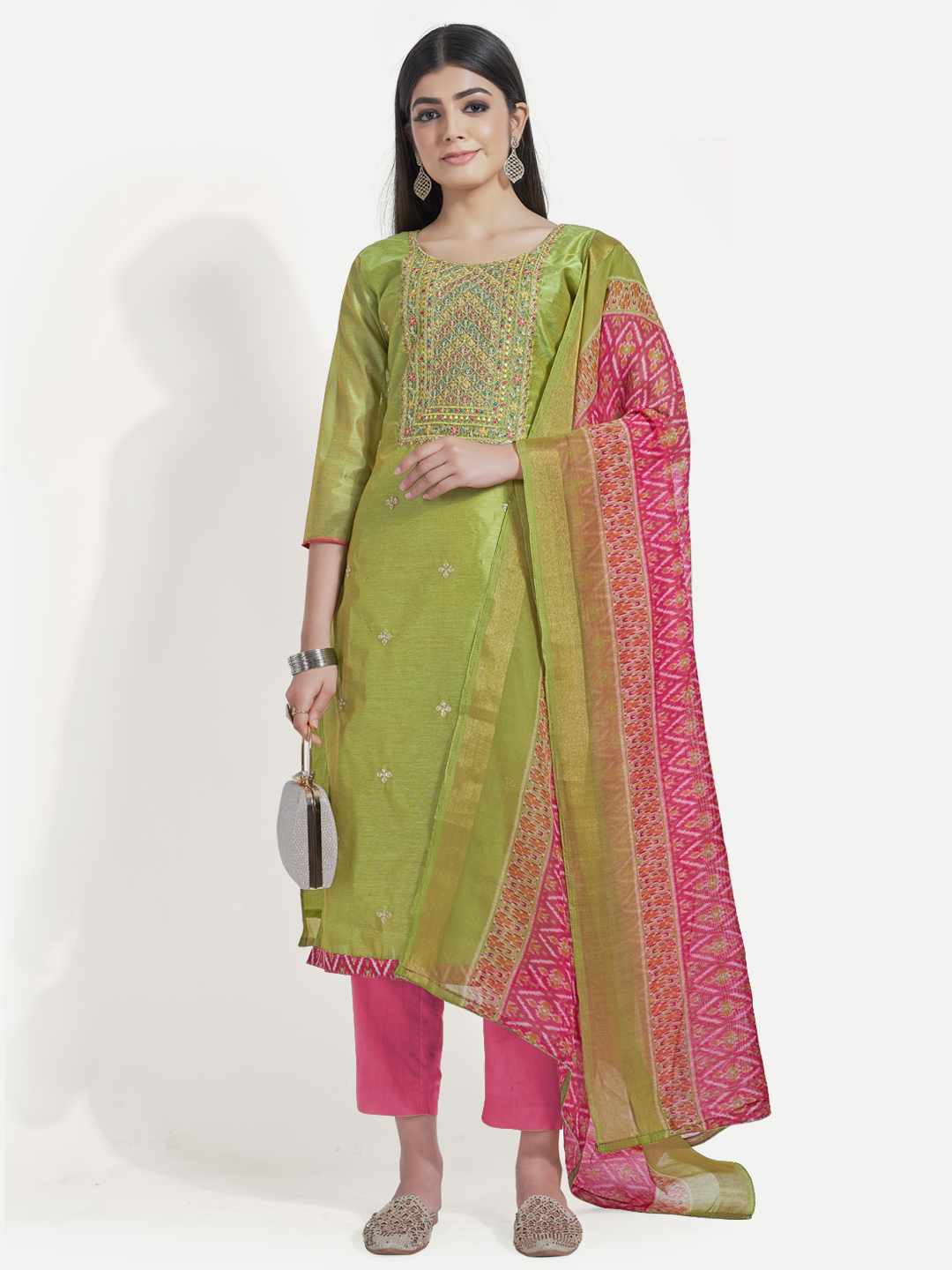 Unstitched Embroidery Suit 20