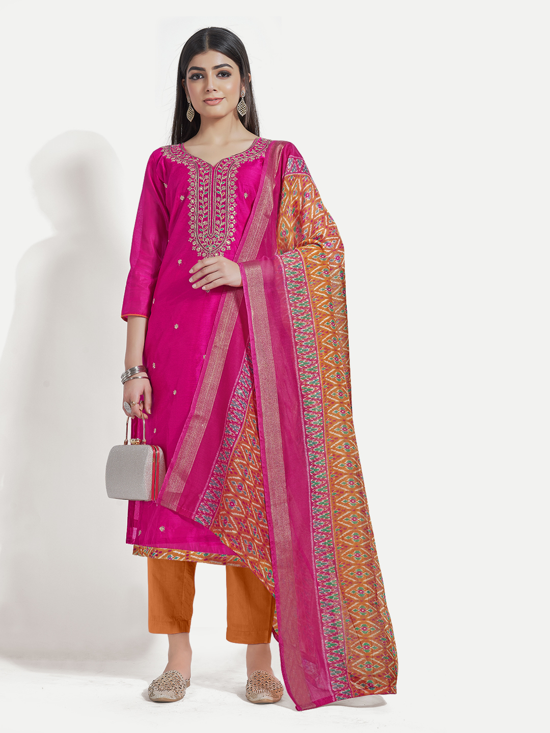 Unstitched Embroidery Suit 56