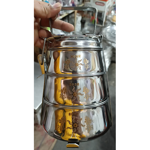 Stainless Steel Tiffin Box Size: Customized