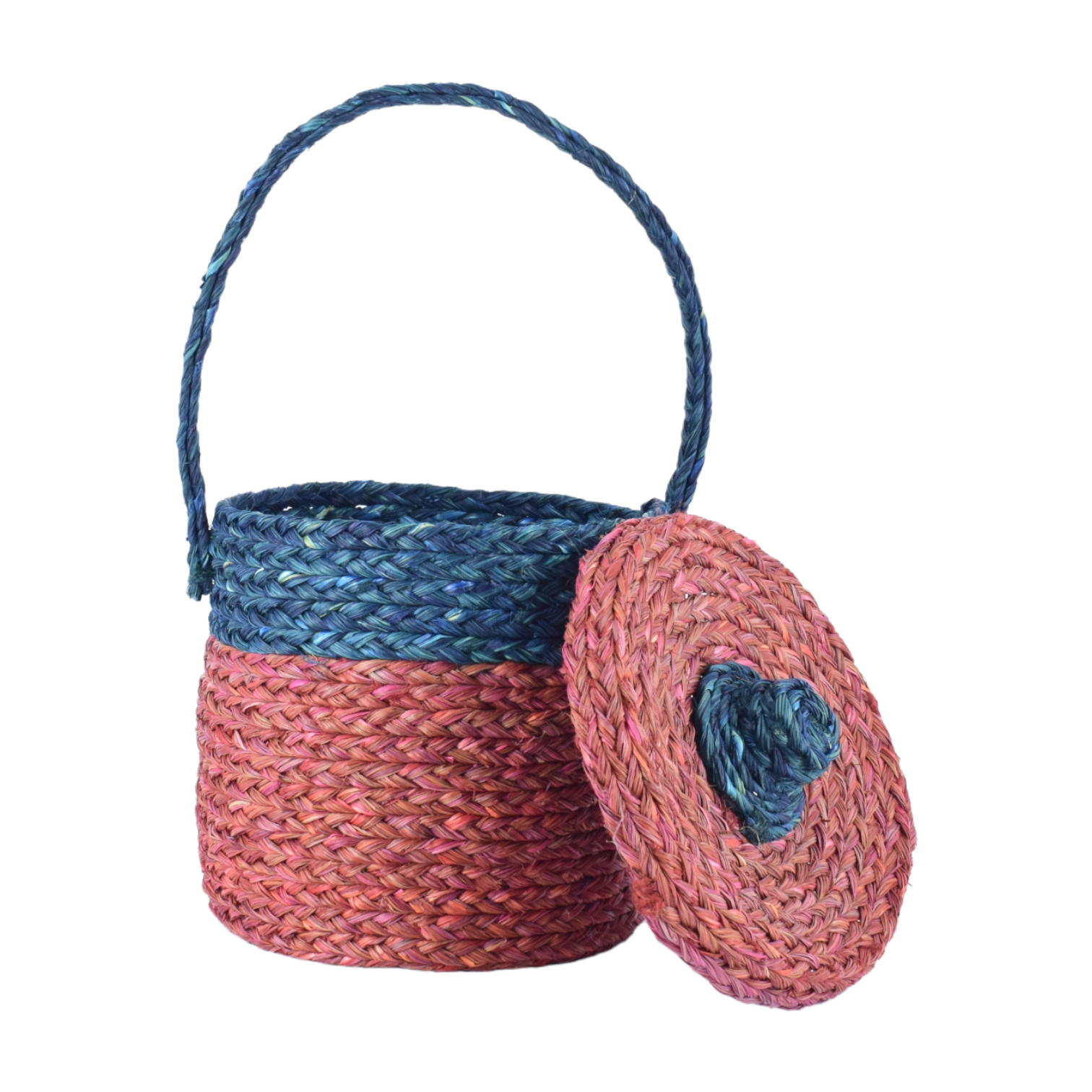Sabai Grass Handmade Multi Use Planter - 8x8 Inches , Natural Green Wicker Material - Eco-friendly, Handwoven By Artisans, Ideal For Decoration & Gifting