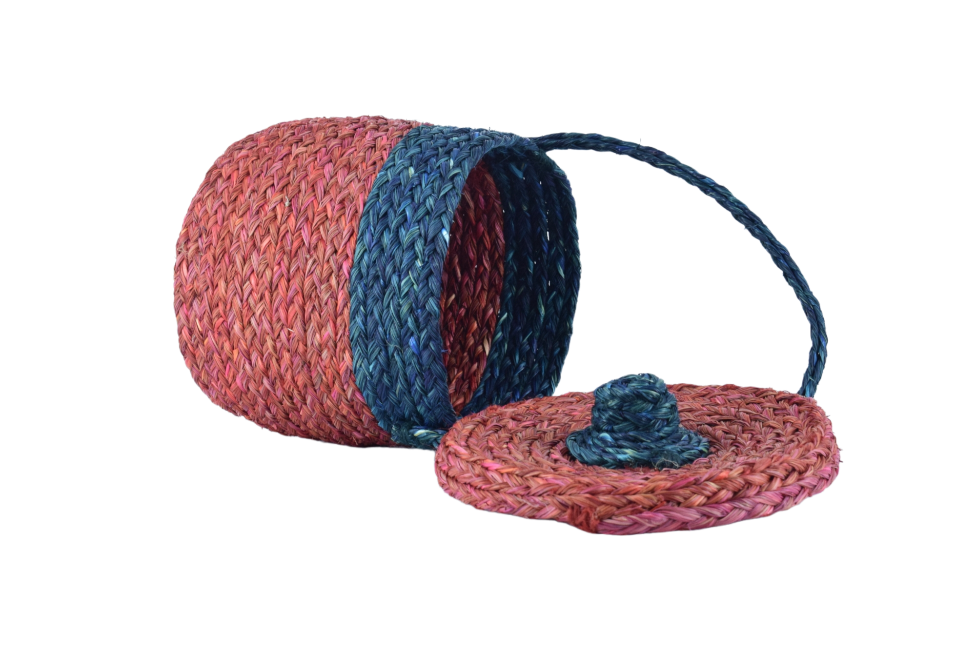 Sabai Grass Handmade Multi Use Planter - 8x8 Inches , Natural Green Wicker Material - Eco-friendly, Handwoven By Artisans, Ideal For Decoration & Gifting