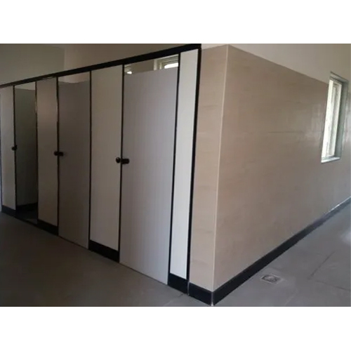 Hpl Boards Toilet Partition - Finish: Glossy