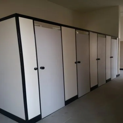 Restroom Shoe Type Toilet Partition - Finish: Glossy