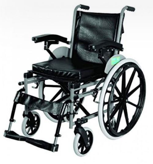 Black Imperio Wheelchair With Removable Big Wheels Vissco 2930