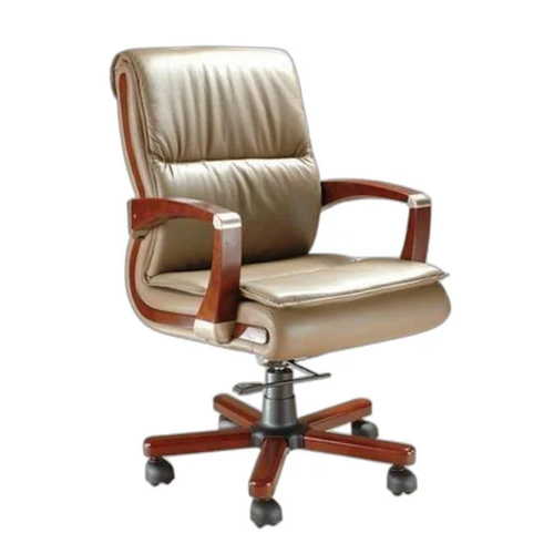लेदर हाई बैक डायरेक्टर चेयर