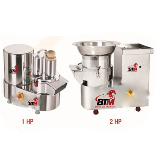 Vegetable Cutting Machine - Stainless Steel, 1-2 Hp Motor, 100-300 Kg Capacity | Single Phase, Ideal For Restaurants And Food Processing Units