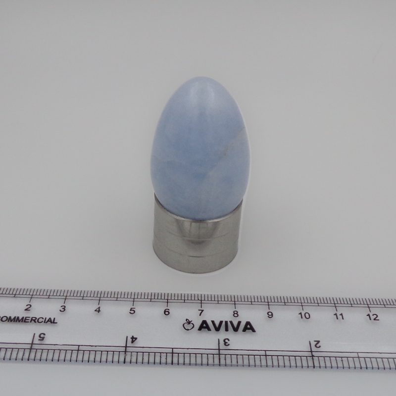 Easy To Clean Blue Calcite Eggs For Home Decoration