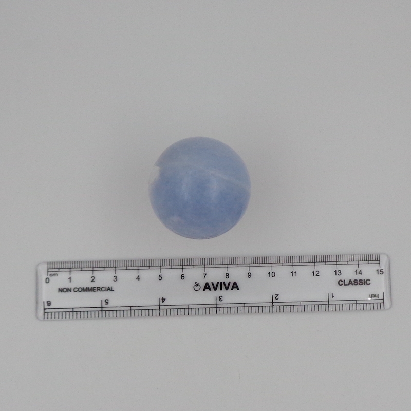 Easy To Clean Blue Calcite Sphere For Home Decoration
