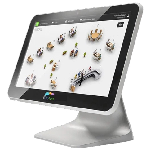 सॉफ्टवेयर के साथ एंड्रॉइड पॉस टच स्क्रीन का आकार: 15 इंच