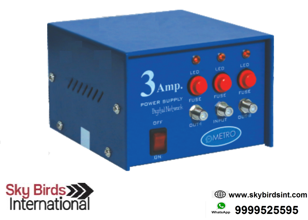 Power Supply 3 Amp - Metal, Input Voltage: 200v~250v, Output Voltage: 65v, 50hz | Overload Protection, High Voltage Protection, Short Circuit Protection