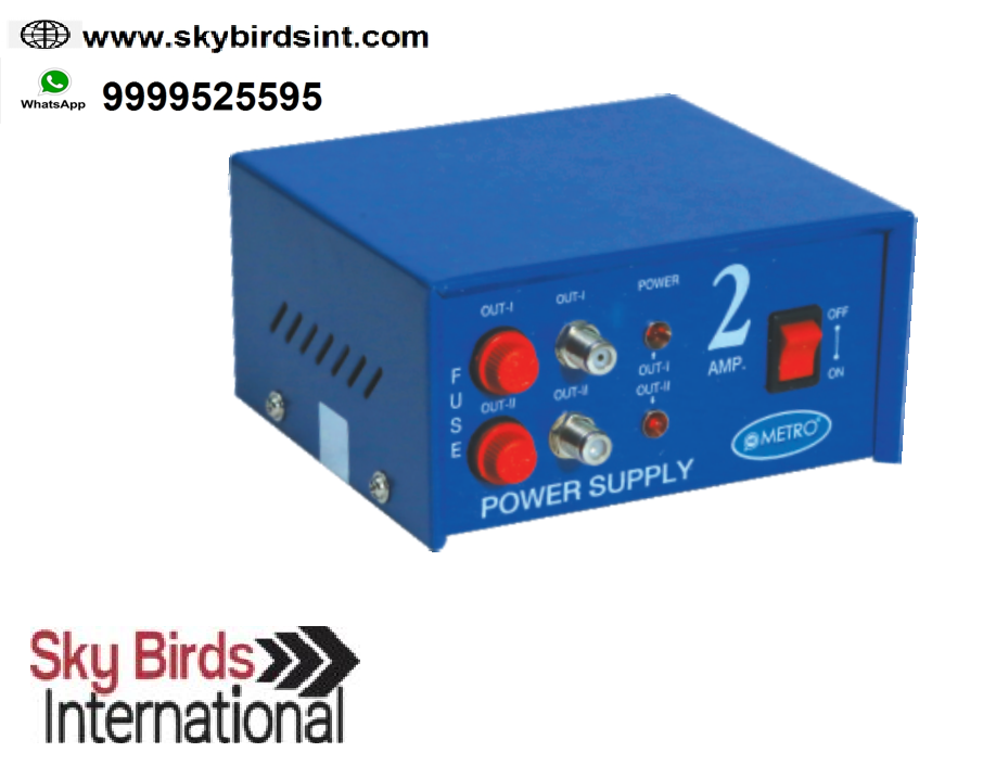 Power Supply 2 Amp - Metal Construction, Input Voltage: 200v-250v, 50hz, Out Voltage: 65v | Overload Protection, High Voltage Protection, Short Circuit Protection