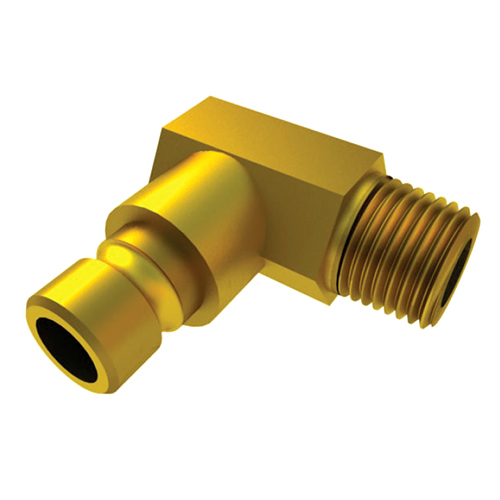 Coupling Hydraulic Hose Fitting - Color: Yellow