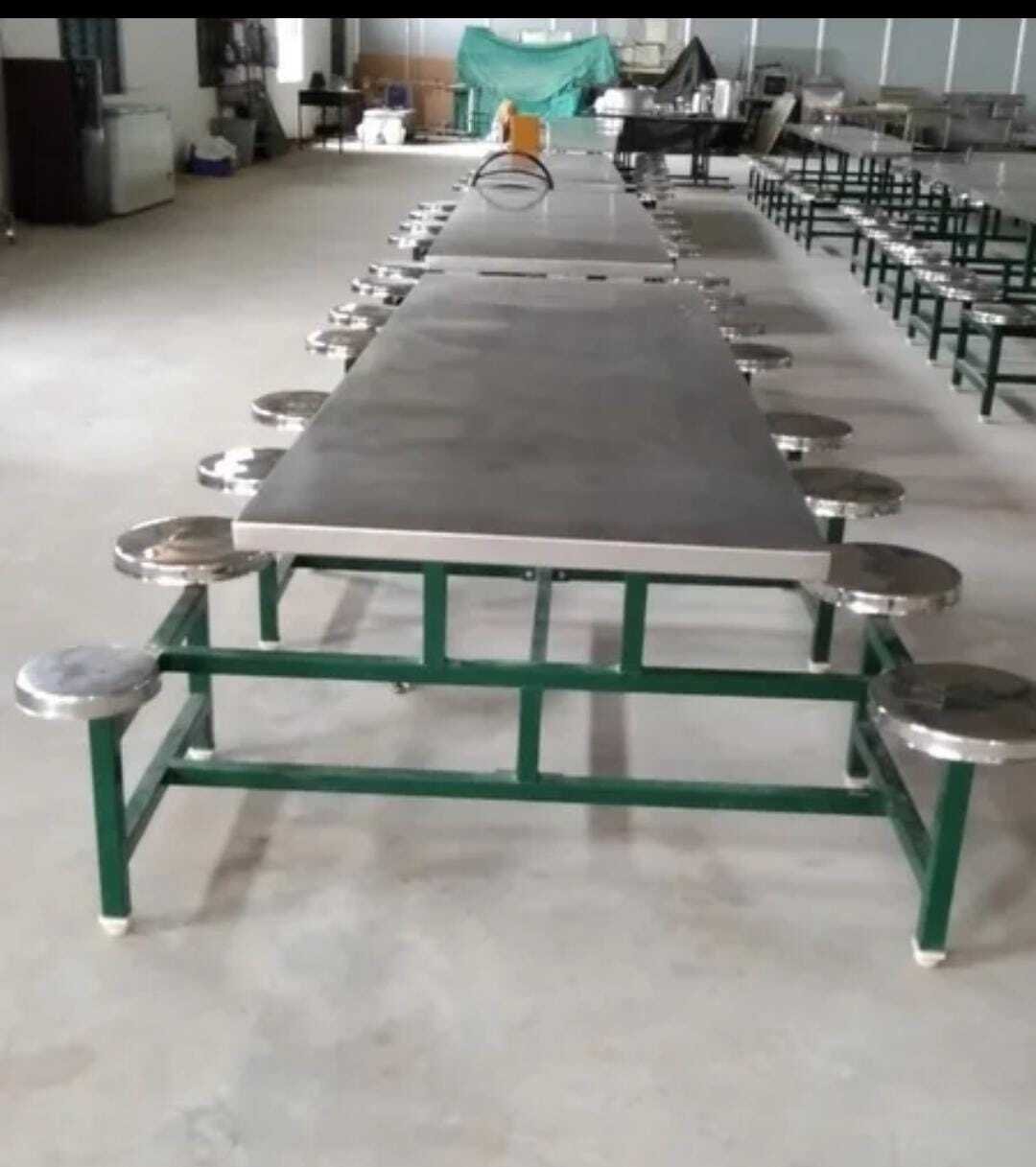 Canteen Table - Durable High-quality Wood Finish | Versatile Seating Arrangement, Easy To Clean