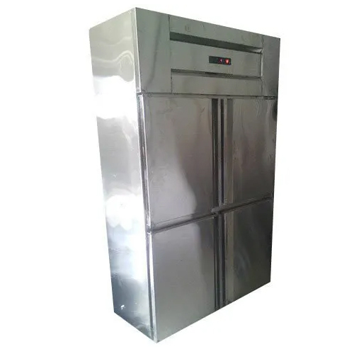 सिल्वर 4 डोर वर्टिकल डीप फ्रीजर