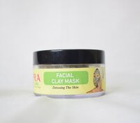 फेशियल क्ले मास्क सामग्री: हर्बल