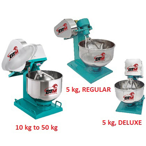Dough (Atta) Kneader - Stainless Steel, 2-50 Kg Capacity, 0.25-5 Hp Power | Consistent Results, Durable Design, Easy Operation, Efficient Mixing, Versatile Use