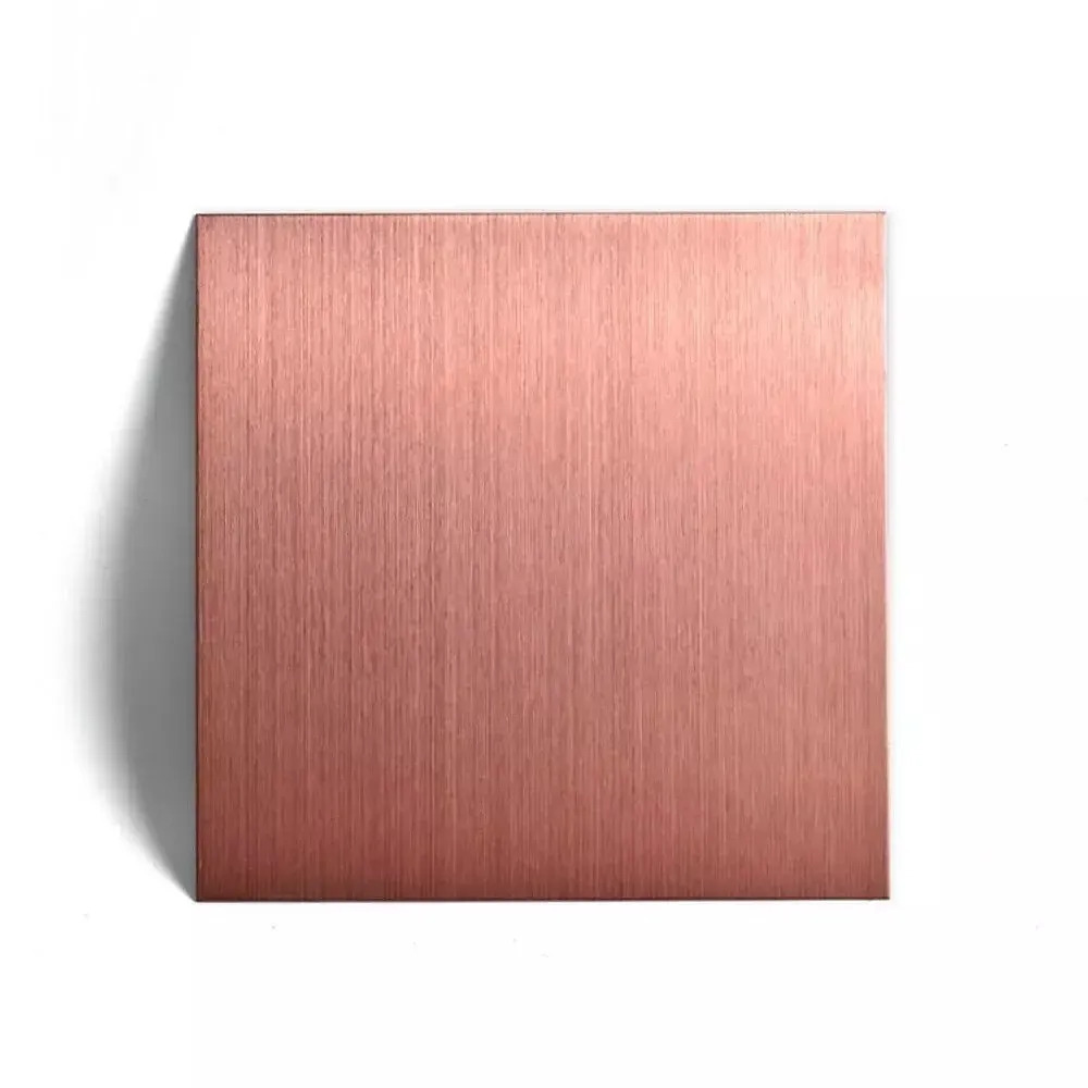 304 Ss Rose Gold Sheet Application: Hardware Parts