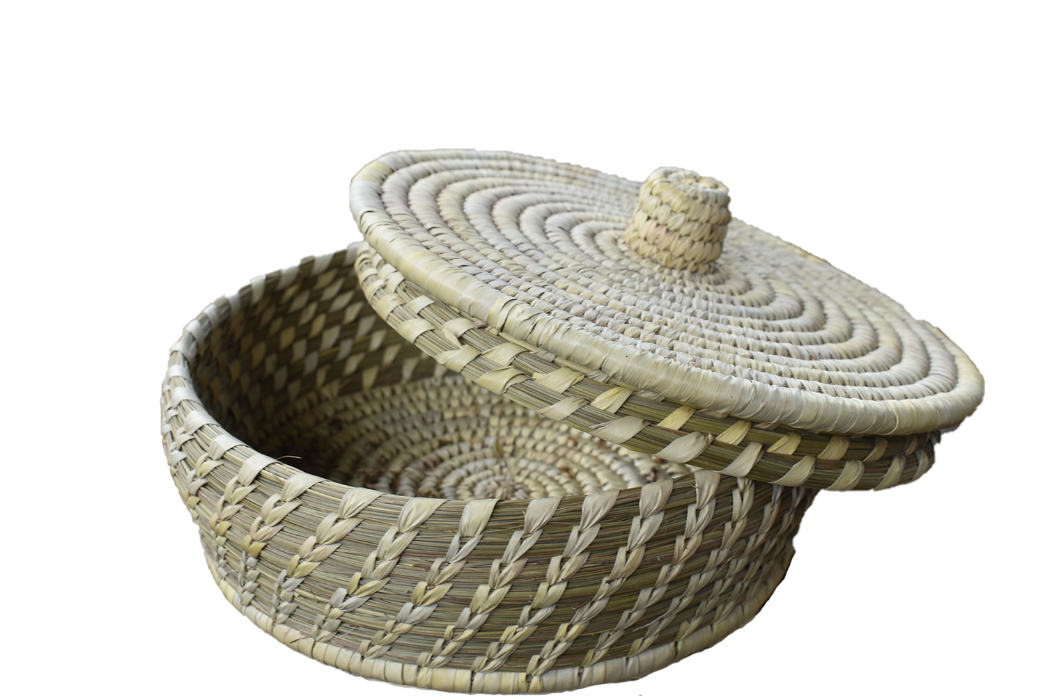 Handicraft Sabai Grass Thread Chapati Box Length: 7 Inch (In)
