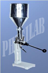Collapsible Tube Filling Machine - Stainless Steel, 5-50 Grams Capacity | Hassle-Free Performance, Sturdy Design, Precise Stroke Settings