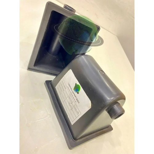 Pvc Cavity Connector For Re Wall - Hdpe & Pvc Material, Black Color | High-strength, Uv Resistant, Erosion Prevention, Easy Installation