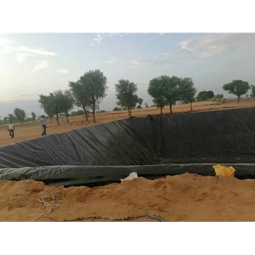 Hdpe Geomembrane Pond Liner - 0.3mm To 2mm Thickness | Customizable Dimensions