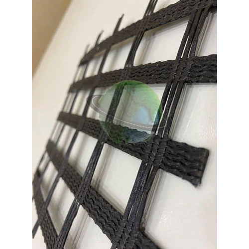 Pp Uniaxial Geogrids - Pp Material, Customized Sizes, Black Color | High Quality, Polished Surface Treatment, Lightweight & Long-lifespan