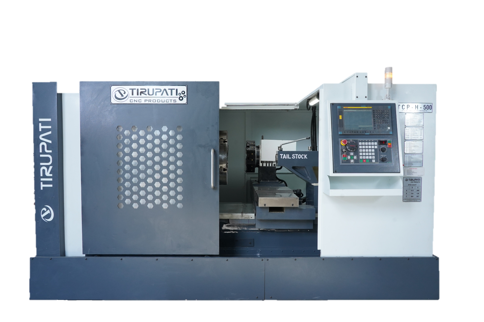 Cnc Lathe Machine - Tcp H-500l-600 - Dimension (L*w*h): 3400 X 2150 X 2000 Millimeter (Mm)