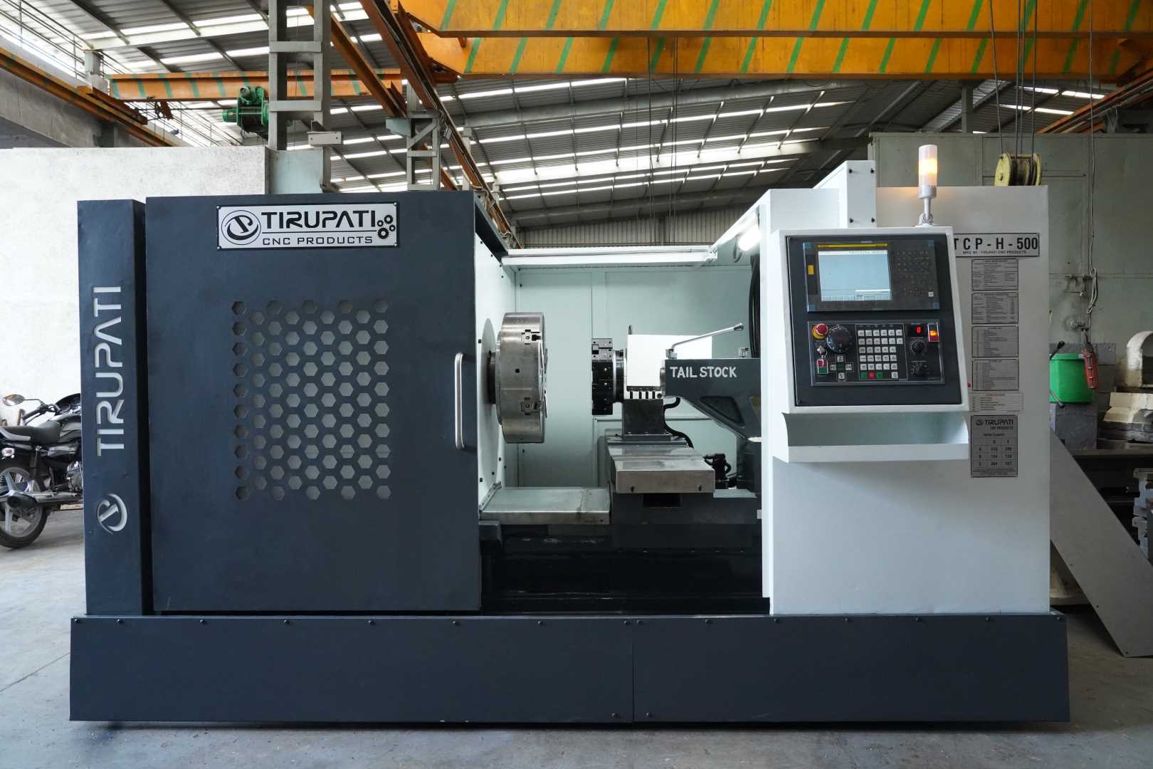 Cnc Lathe Machine - Tcp H-500l-1500 - Dimension (L*w*h): 3400 X 2150 X 2000 Millimeter (Mm)
