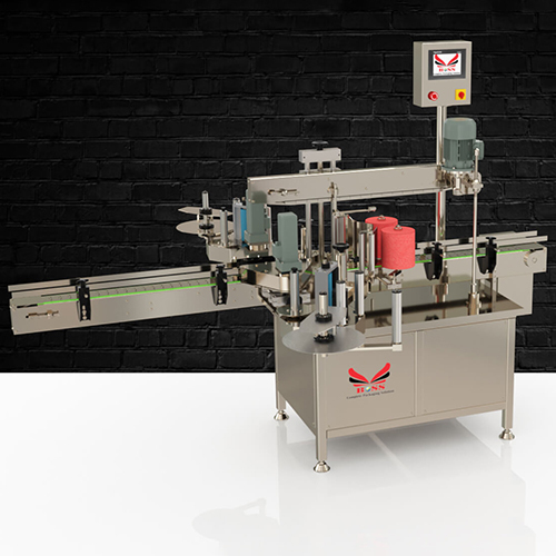 Front And Back Labeler For Flat Bottle Application: Industrial