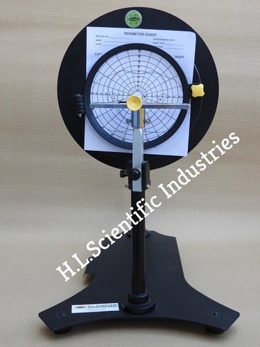 प्रयोगशाला परिधि रंग कोड: पाउडर कोटेड पेंट के साथ काला