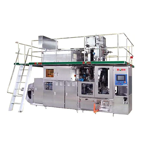 ऑटोमैटिक टेट्रा टाइप ब्रिक पैक फिलिंग मशीन