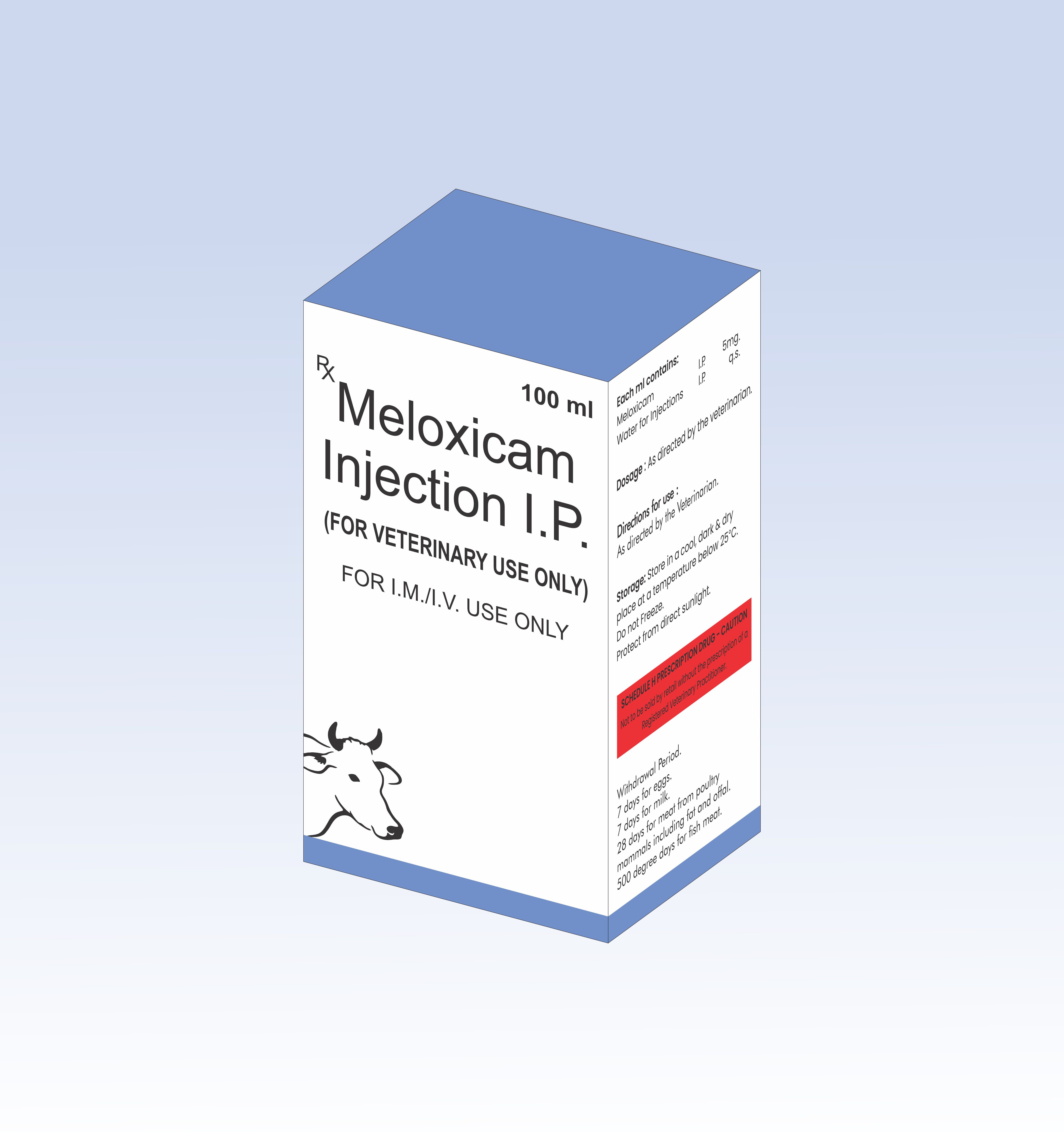 Liquid Meloxicam With Paracetamol Injection In Third Party Manufacturing