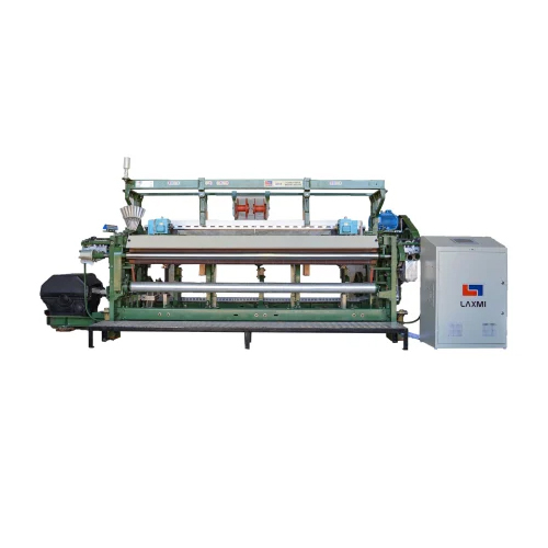 High Speed Undermount Dobby Rapier Looms - Color: Green & White