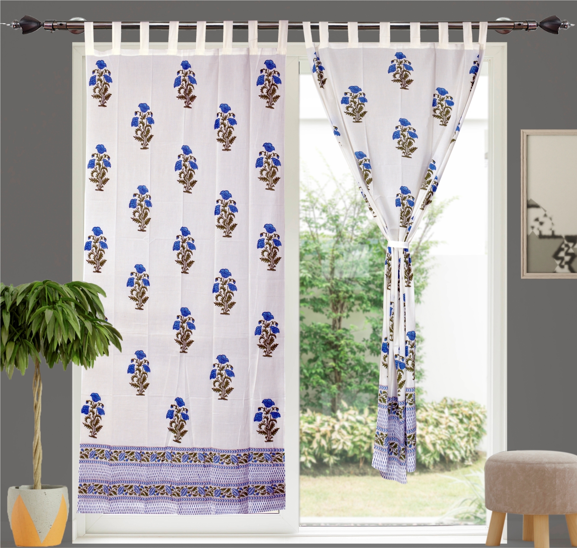 Show As Images Tie Dye Curtain Valances