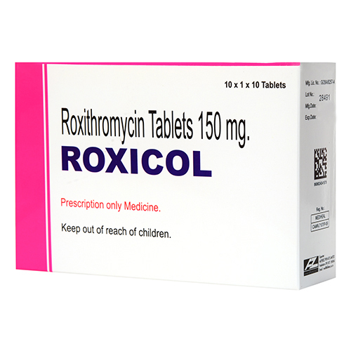 150mg रॉक्सिथ्रोमाइसिन टैबलेट सामान्य दवाएं