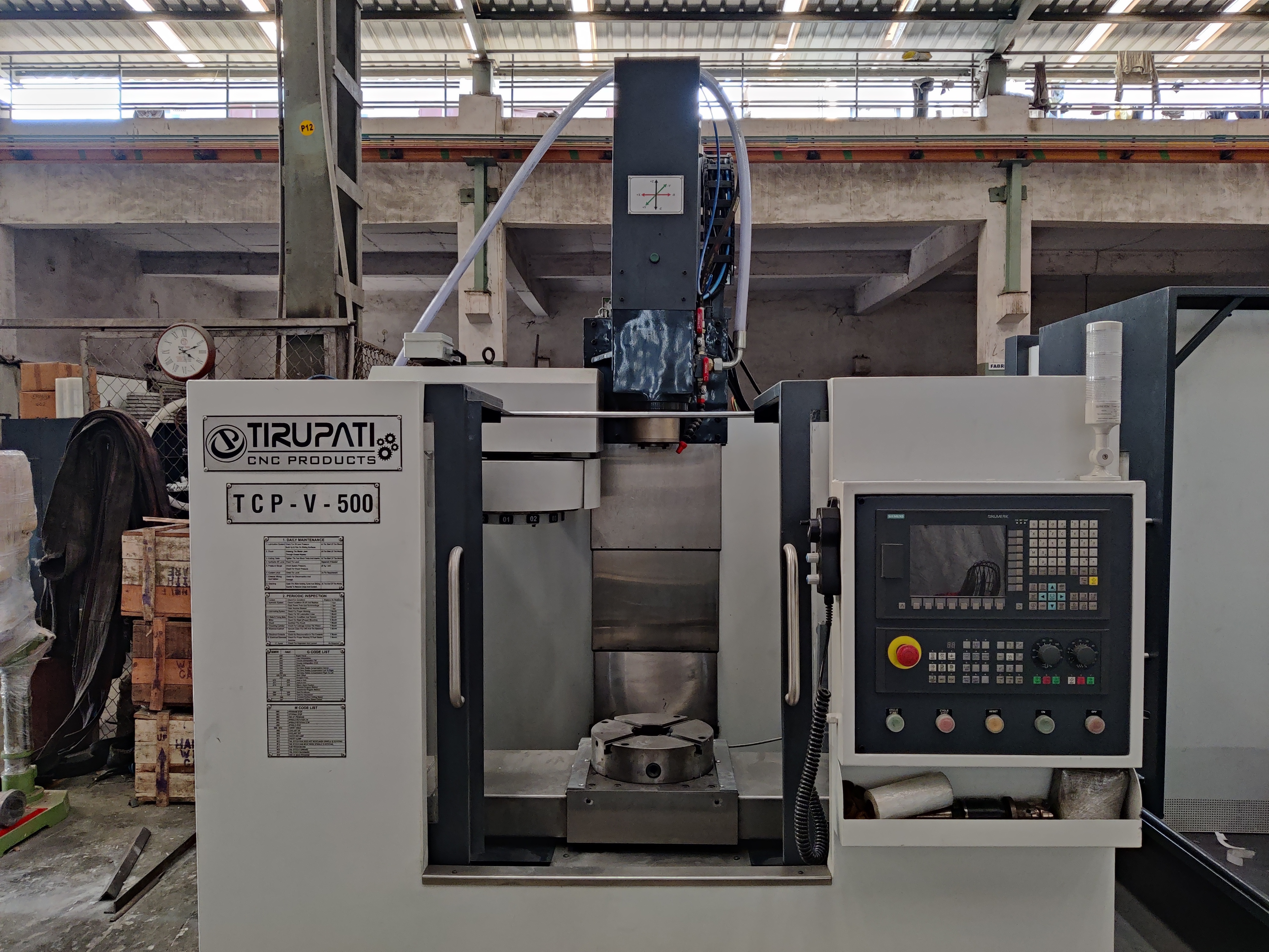 Vmc Drill Tap Machine - Tcp V500 Atc - Feature: High Speed