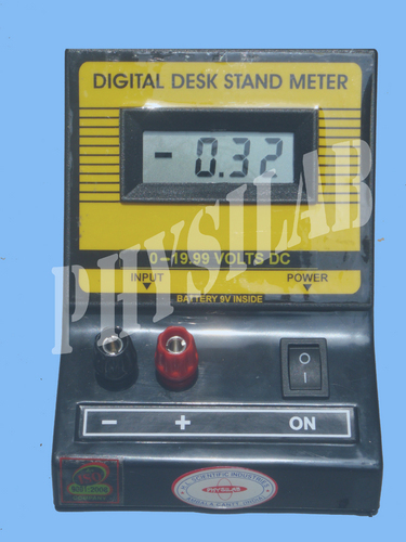 Digital Panel Meter - Steel, 125x65mm, Yellow and Black | Highly Accurate, Portable with Large 31/2 Digit LCD Display, Long Service Life