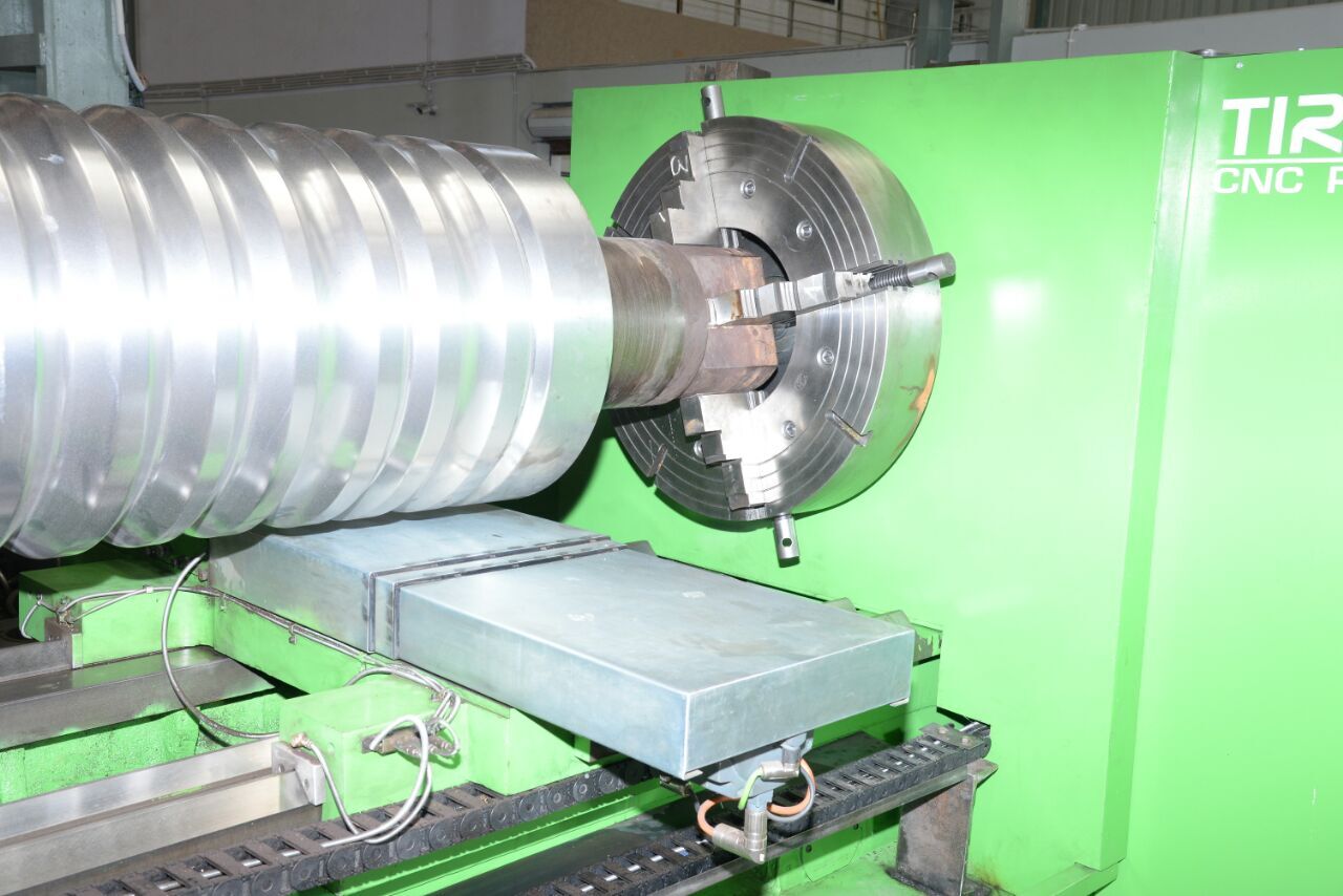 Cnc Roll Turning Lathe Machine - Tcp H800 X 4000 - Feature: Low Energy Consumption