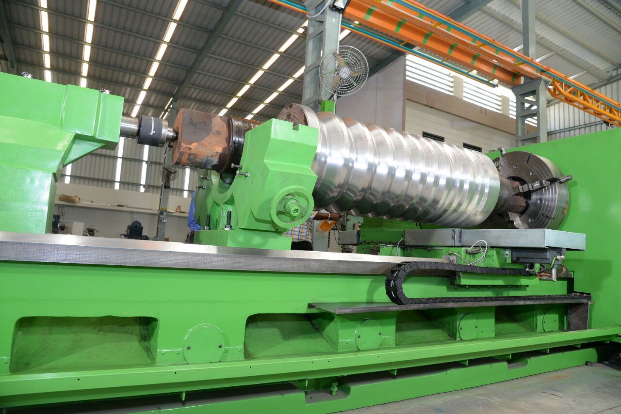 Cnc Roll Turning Lathe Machine - Tcp H800 X 4000 - Feature: Low Energy Consumption