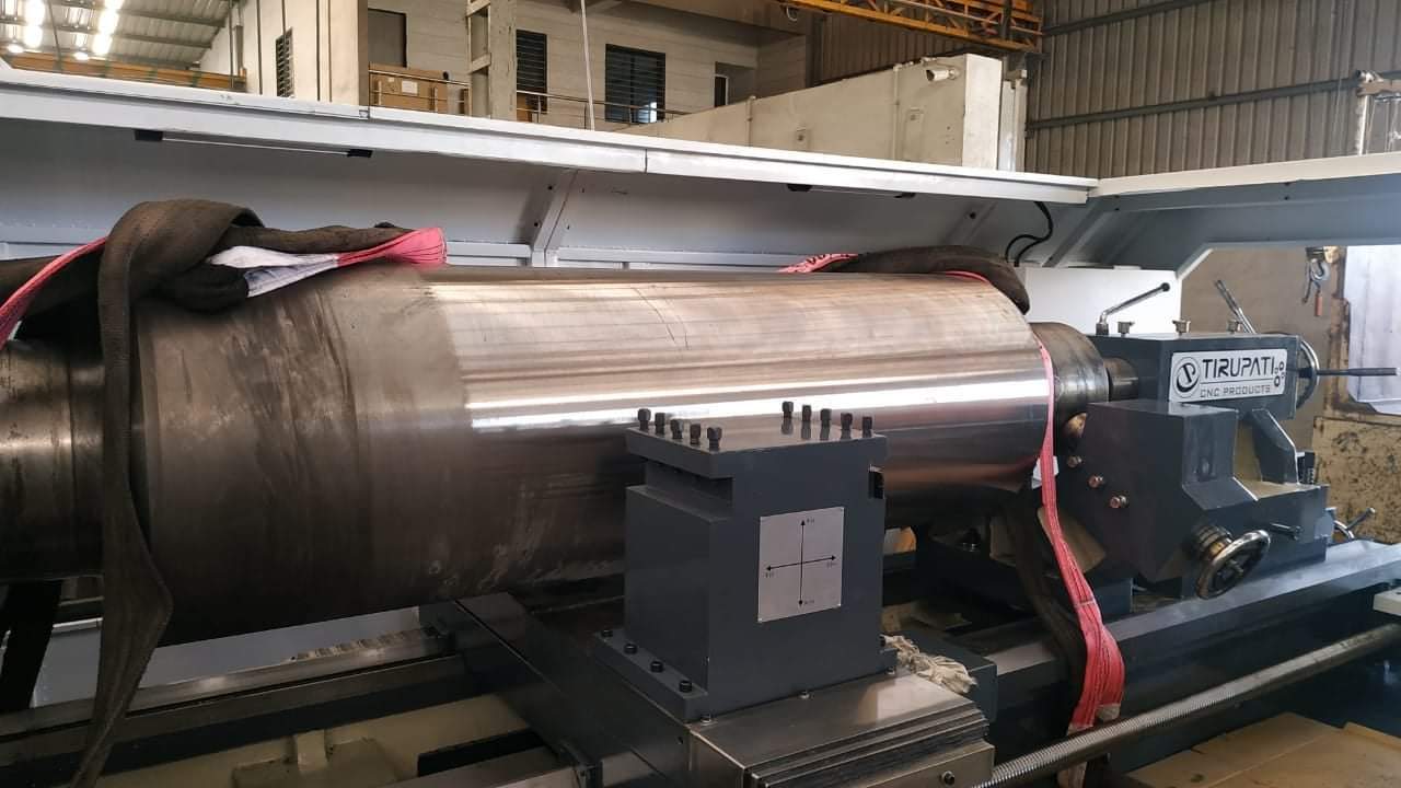 Cnc Roll Turning Lathe Machine - Stainless Steel, 1000x5000mm | High Speed, Low Energy Consumption, High Rigidity, Industrial Use