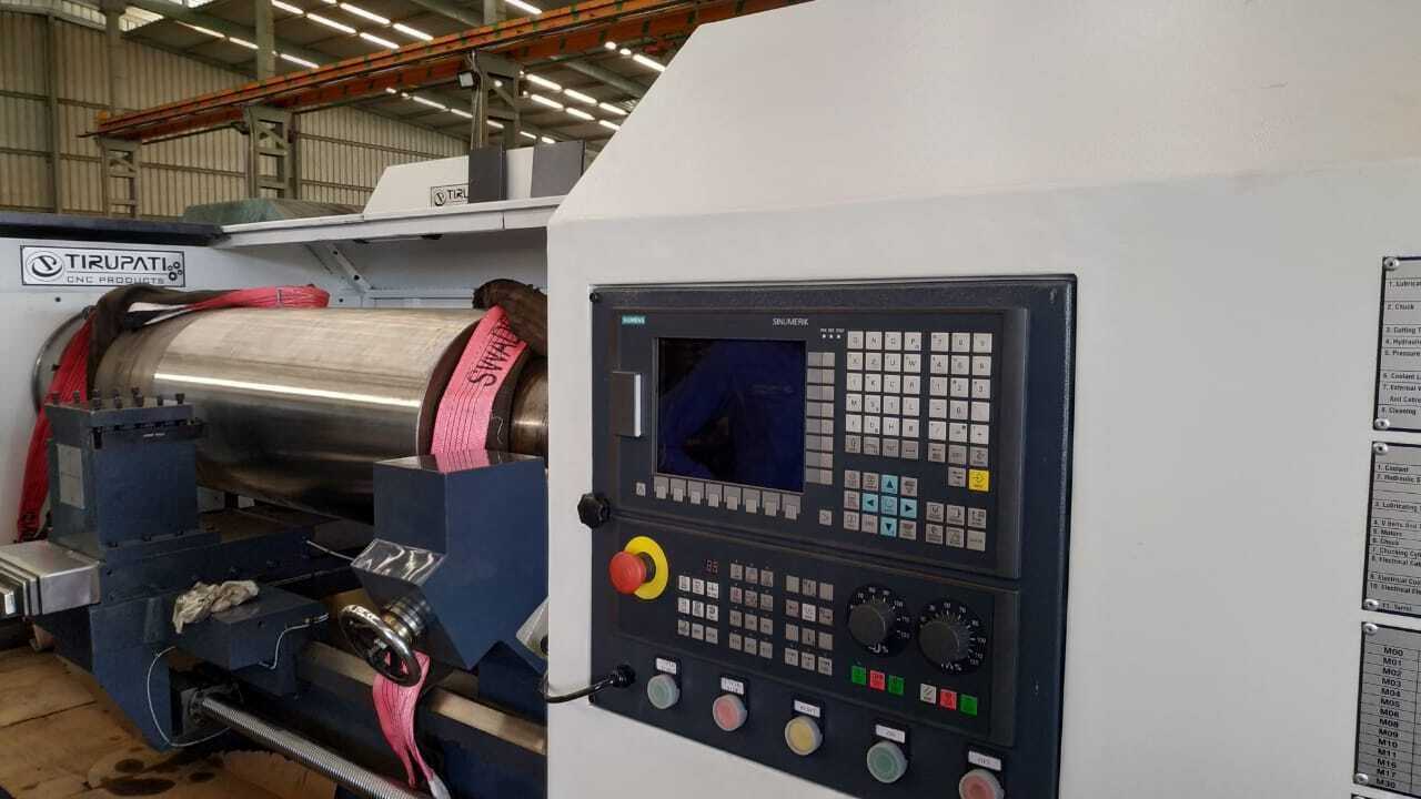 Cnc Roll Turning Lathe Machine - Stainless Steel, 1000x5000mm | High Speed, Low Energy Consumption, High Rigidity, Industrial Use