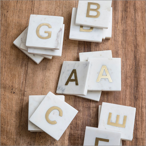 मार्बल कोस्टर का उपयोग: घर की सजावट