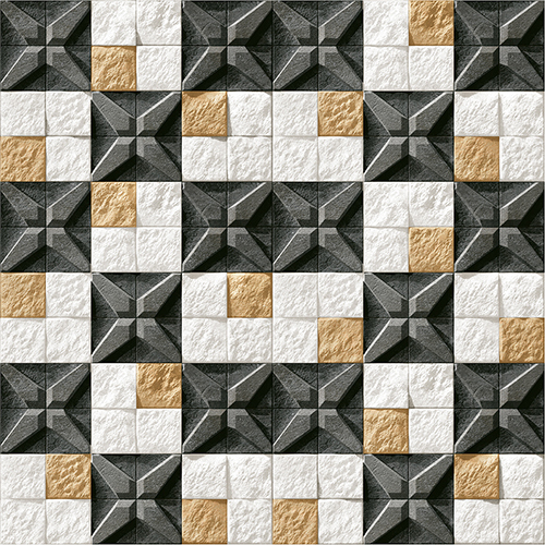 Astra-008 - Ceramic Mosaic Tile | Matt Finish, Mixed Color, Acid-Resistant, Antibacterial, Non-Slip