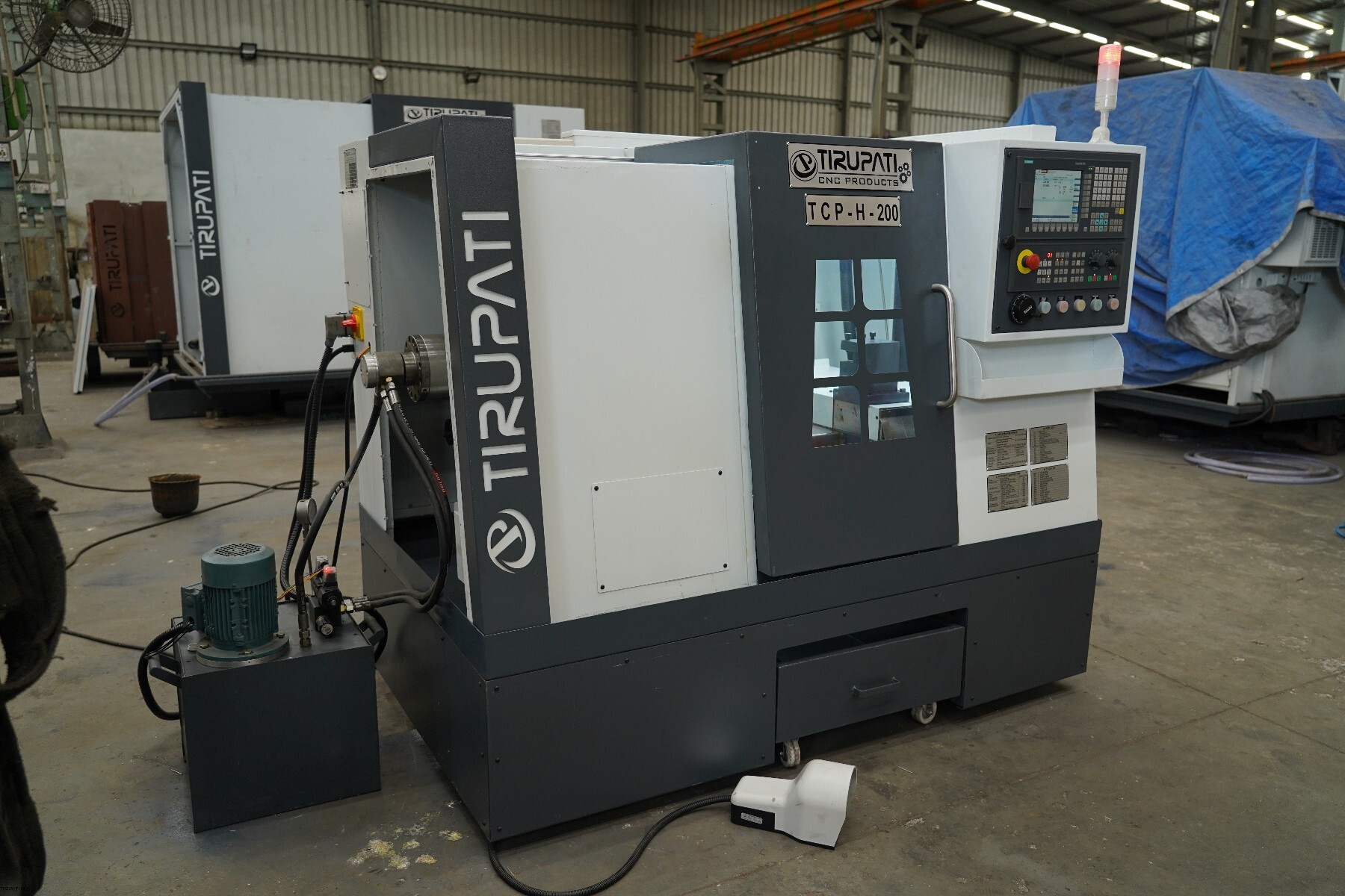 Cnc Lathe Machine - Tcp H-200l-650 - Feature: Low Energy Consumption