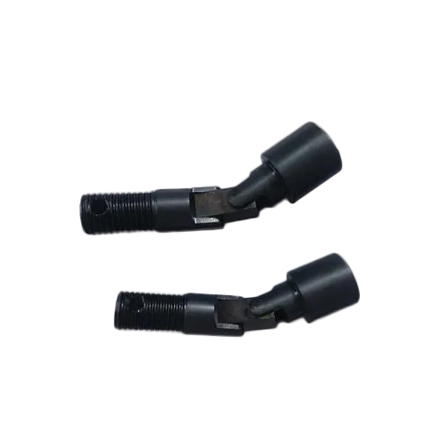 Carbon Steel Universal Joint - Round Head Code, Black Color | Industrial & Commercial Use, Durable Construction