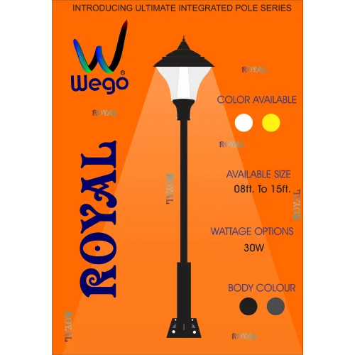 सजावटी पोस्ट टॉप लालटेन आवेदन: औद्योगिक