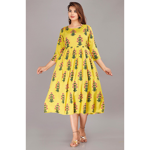 Ladies Daily Wear Kurti - Cotton Material, Customized Sizes, Available in Various Colors | Lightweight, Comfortable, Washable Design