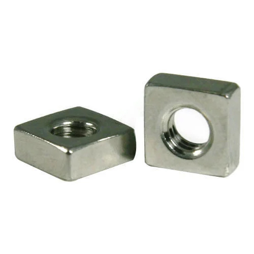 ग्रे स्टेनलेस स्टील स्क्वायर नट